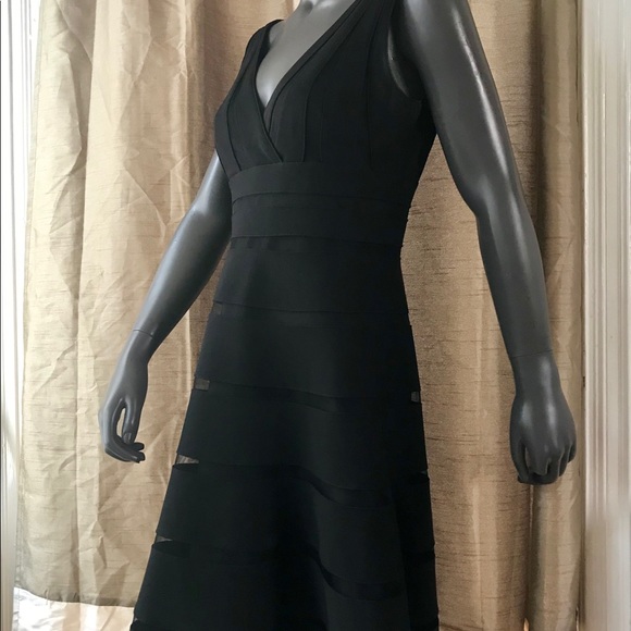 WHBM Black A-line Dress - Picture 6 of 8